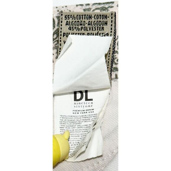 DL1961 Women's Mid-Rise Newport Angel Skinny Ankle Jeans Pink‎ Size 27 - Picture 12 of 14